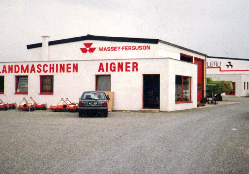 Die Firma AIGNER wurde im Jahre 1990 von Herrn Gerald Aigner ursprünglich als Reparaturwerkstätte für Landmaschinen gegründet.